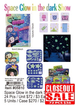 Space Glow in the Dark Show